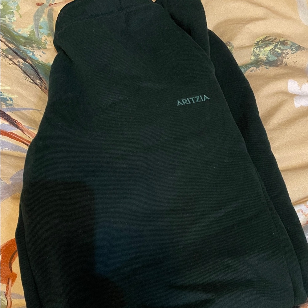 Aritzia Dark Green -scarab - sweatfleece XS Mega fit